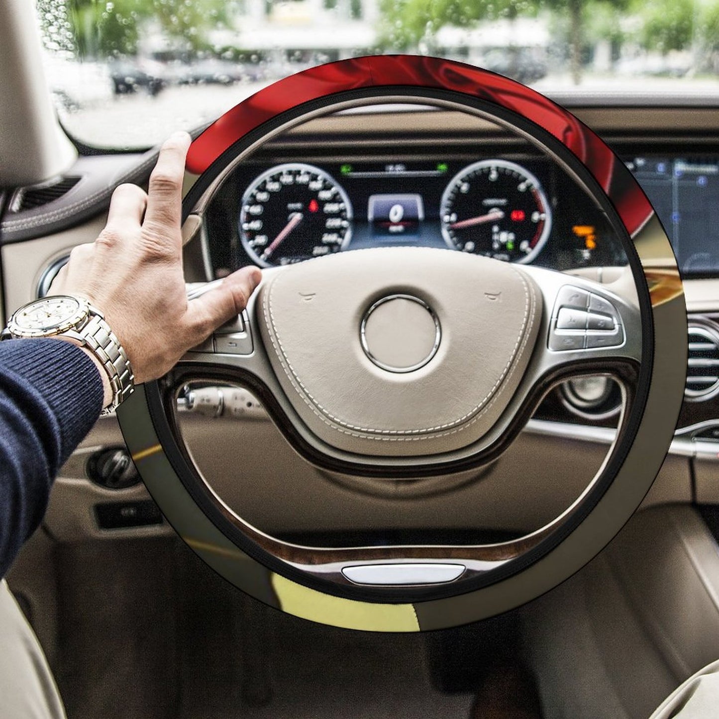 Car Steering Wheel Cover