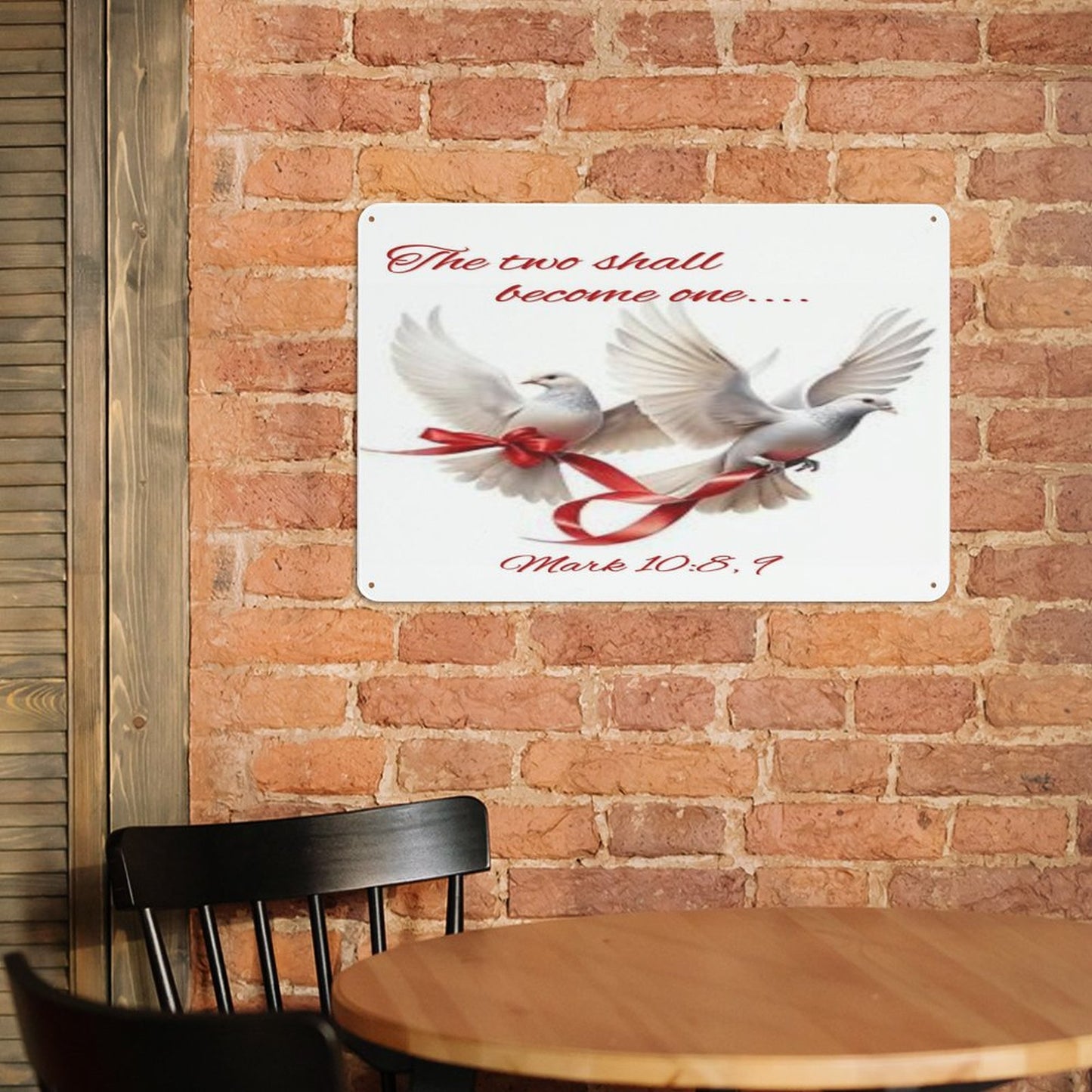 Horizontal Vintage Metal Sign-7.9"x11.8"/ 20x30cm