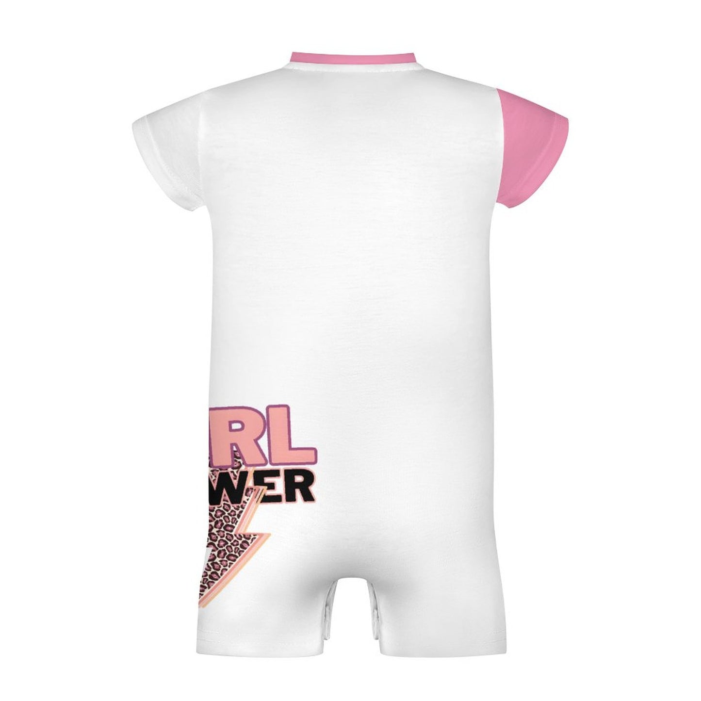 Short Sleeve Baby Bodysuit Romper PLR (All-Over Printing)