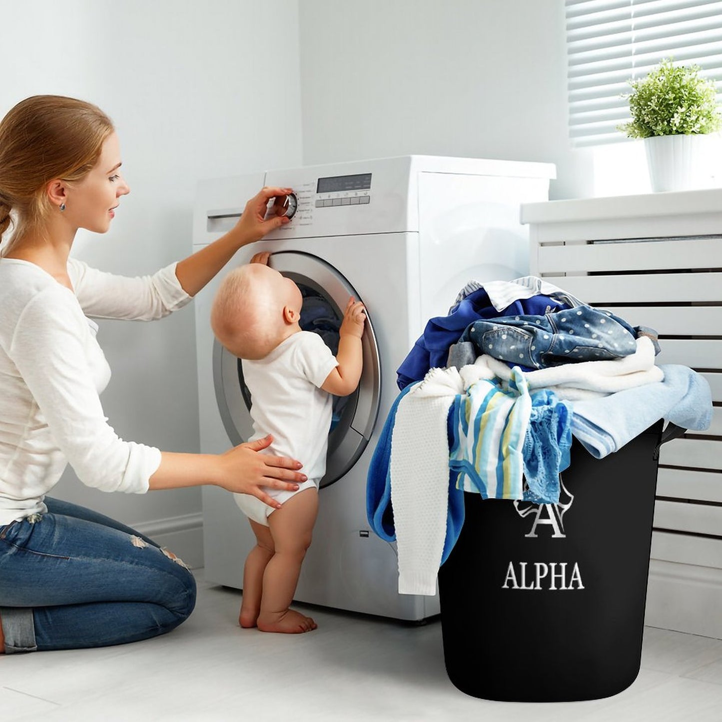 Oxford Collapsible Laundry Basket