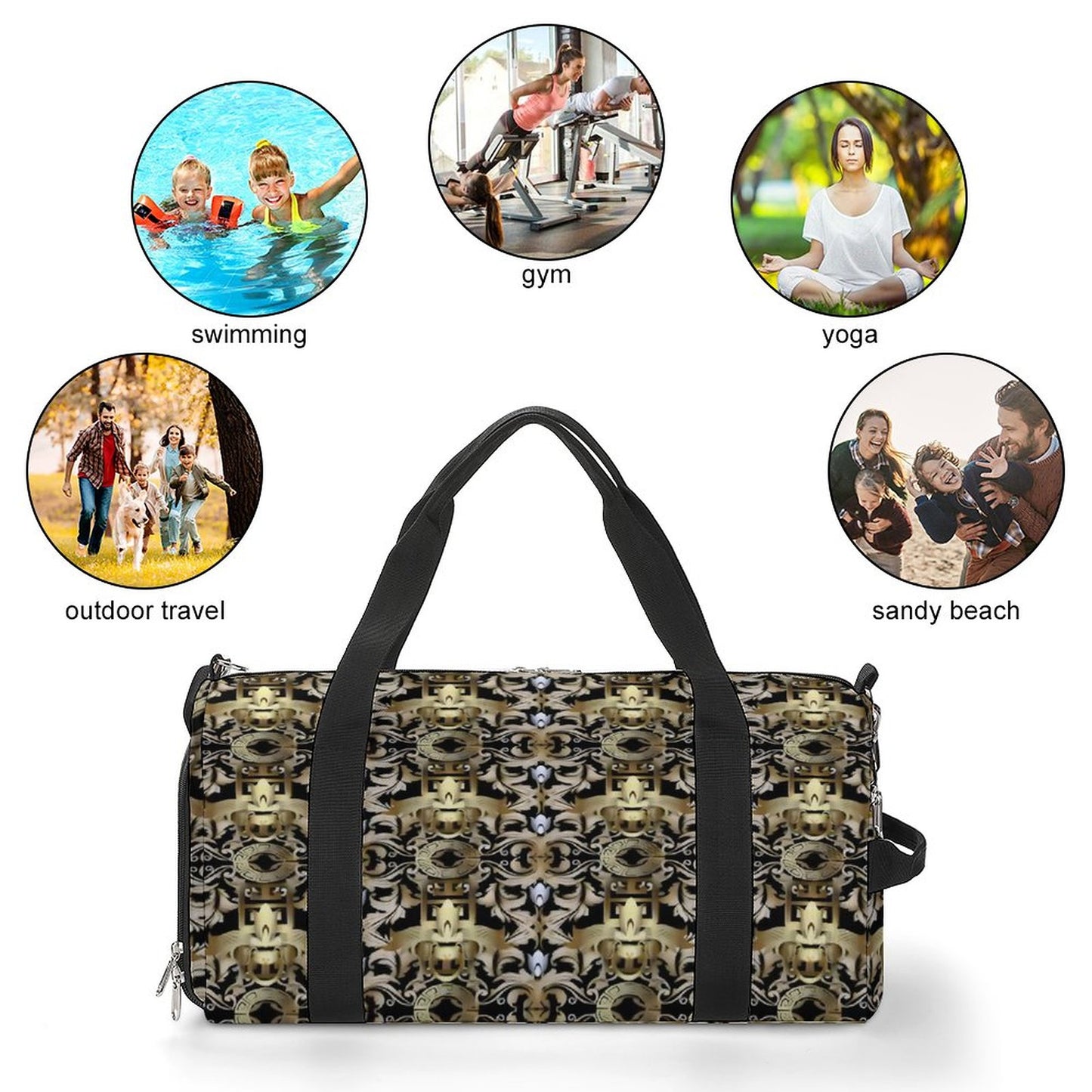 Gym bag Capacity Sports Duffel (shoe pocket included)