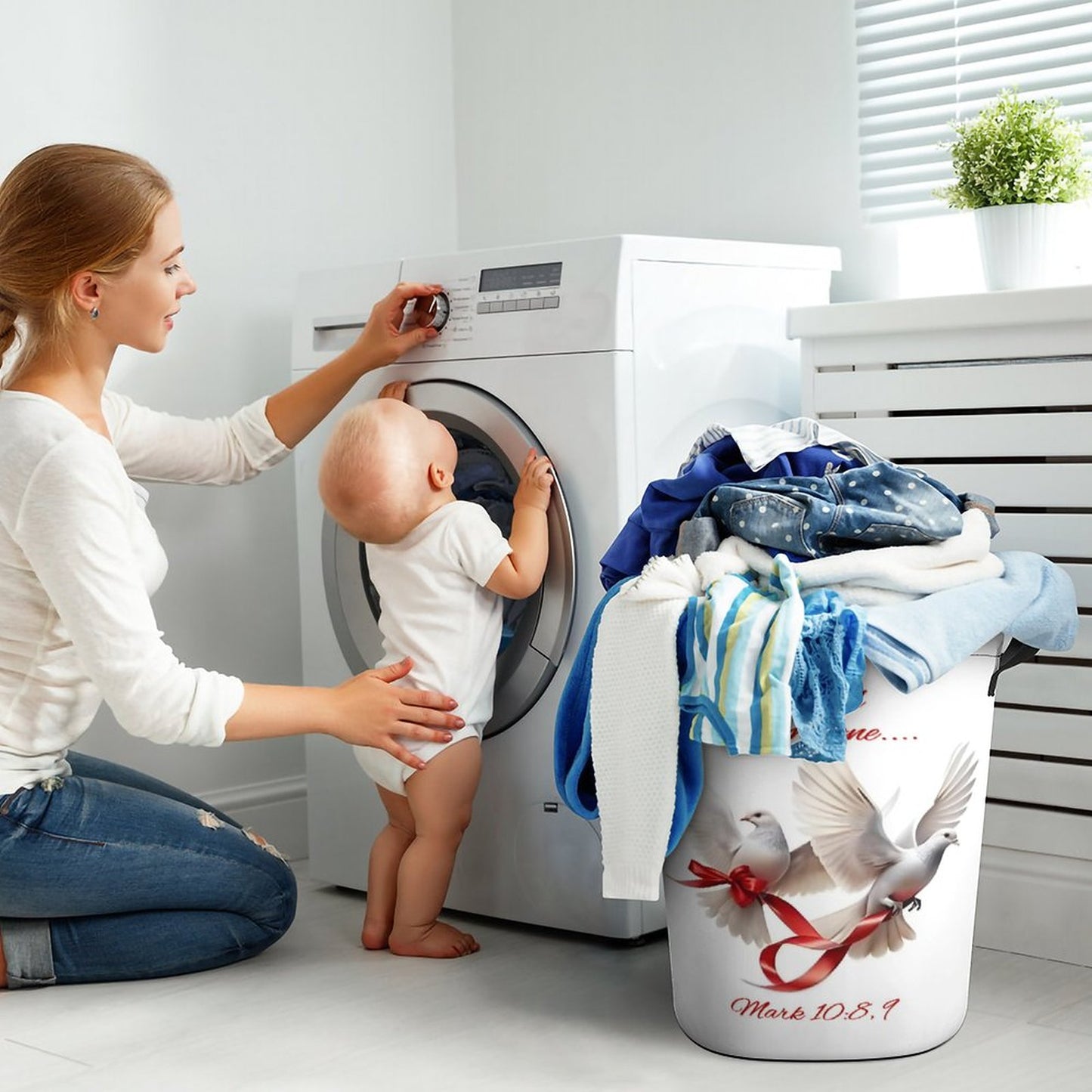 Oxford Collapsible Laundry Basket