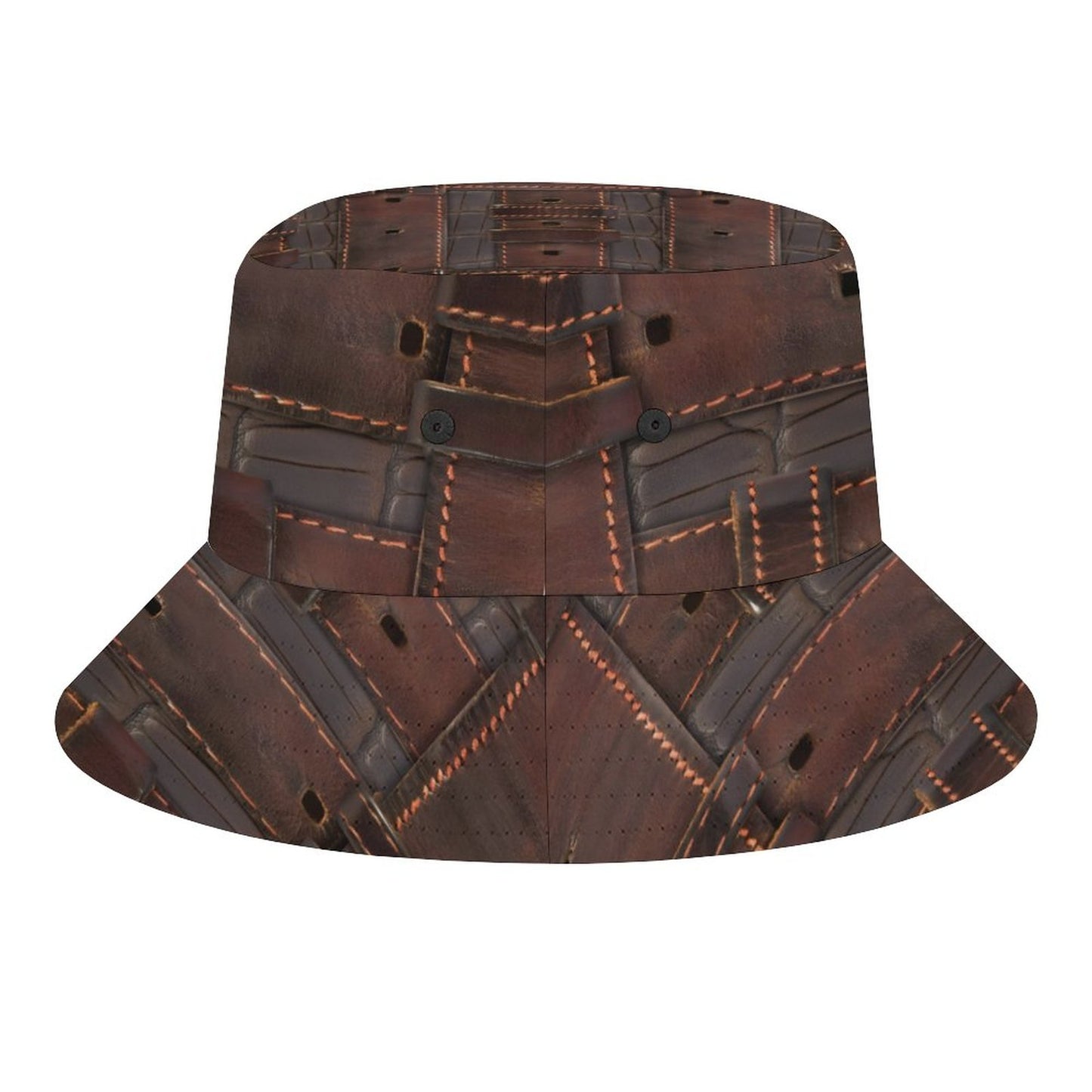RUGGED LEATHER BUCKLE Print Unisex Bucket Hat