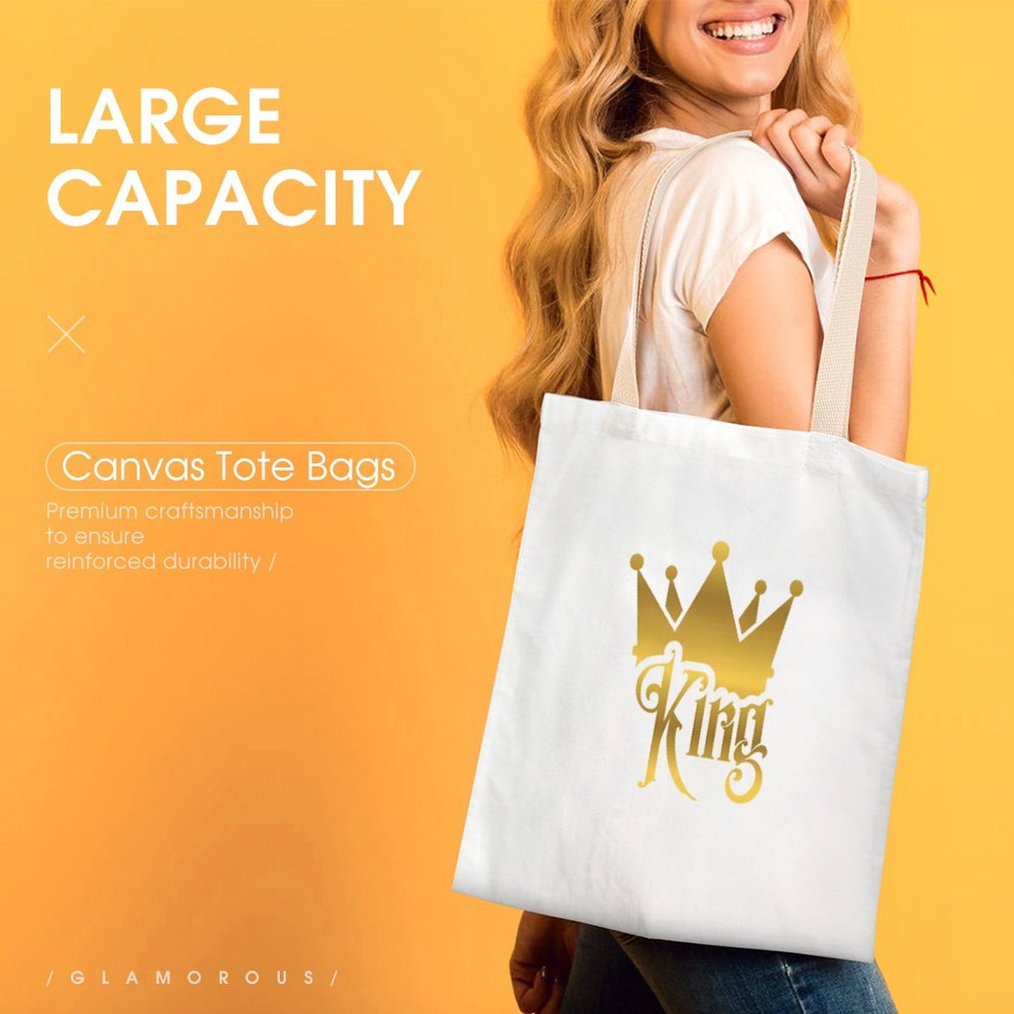 Tote Canvas Bag (Dual-sided Printing)