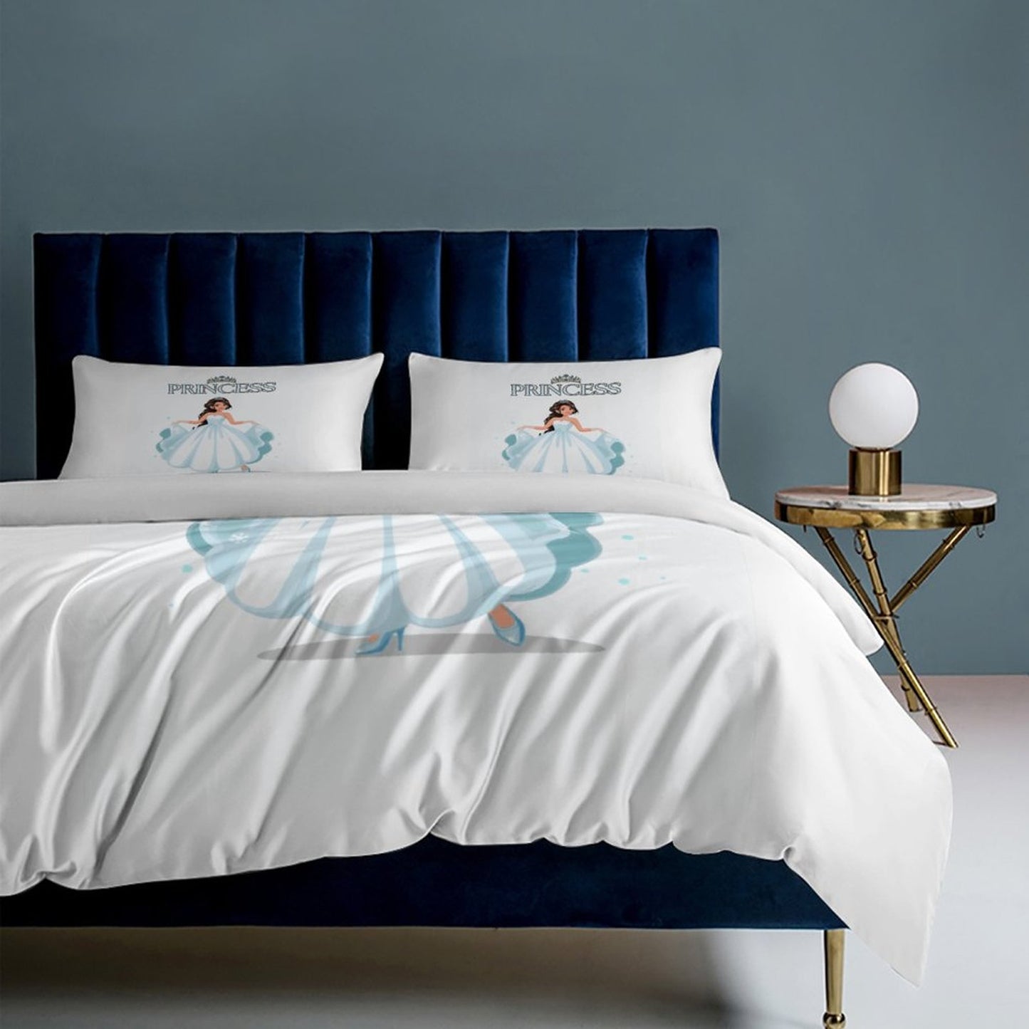 3-Piece Bedding Set-90"x90"/ 229x229cm (Dual-sided Printing)