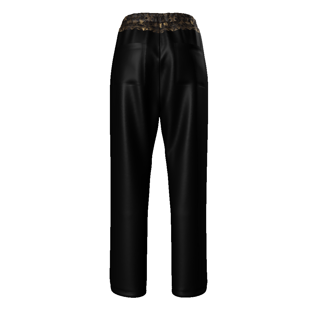 BLACK & GOLD Unisex Straight Leg Pants-SMALL-4XL (only this provider: 3-4 wks. proces/delivery)