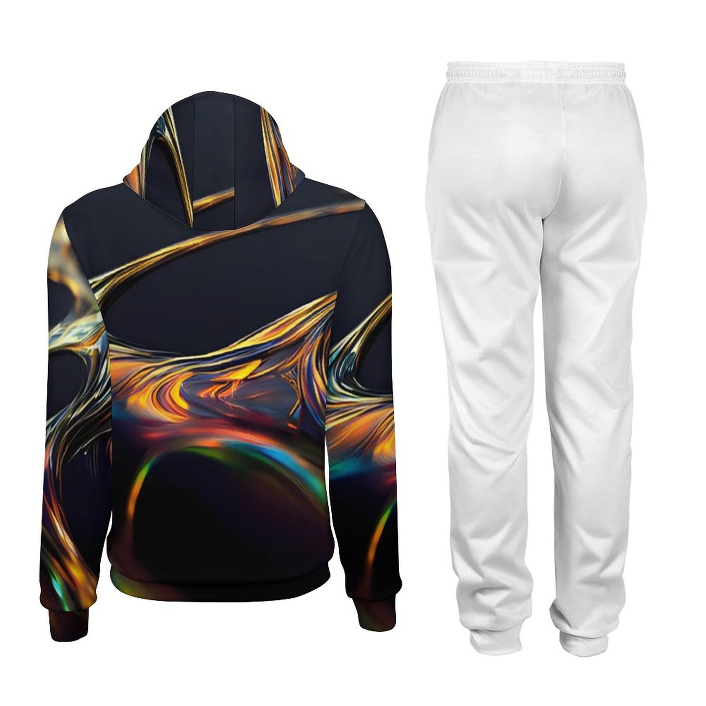250gsm Imitation Cotton Hoodie & Joggers Set 4T03 (All-Over Printing)