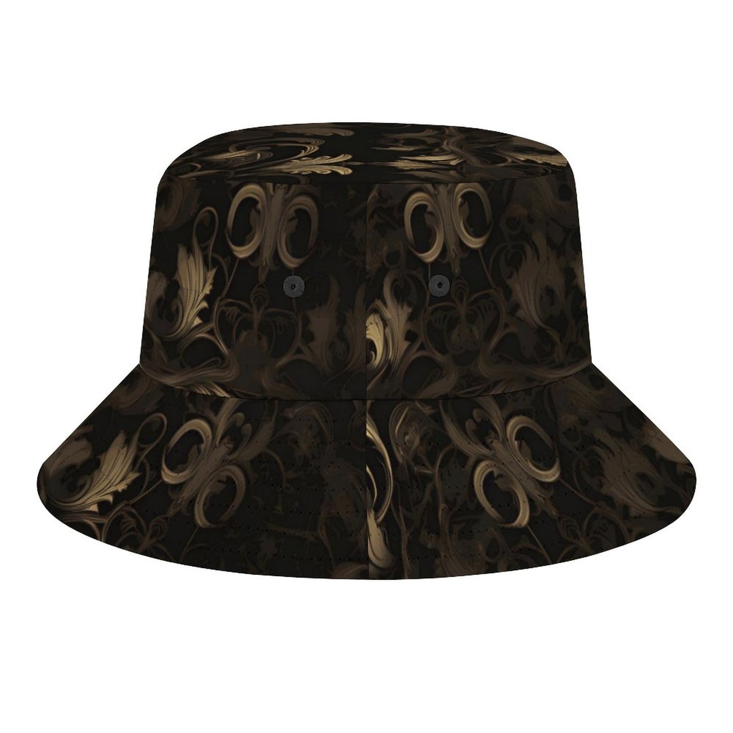 BLACK & GOLD ACCENT Unisex Bucket Hat