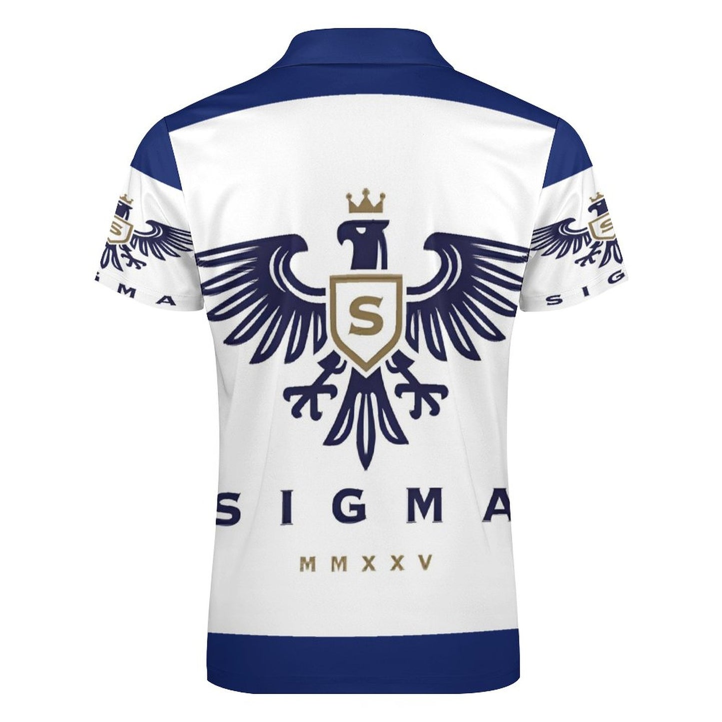 Men's Short Sleeve POLO Shirt with Zipper B470 (All-Over Printing)