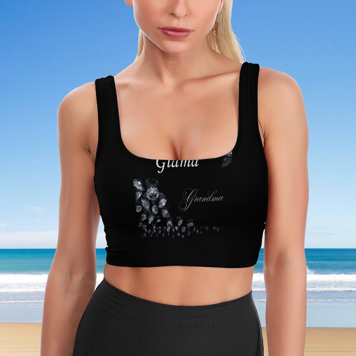 Custom Sports Bra Designs-Yoga Support Bras YJ037