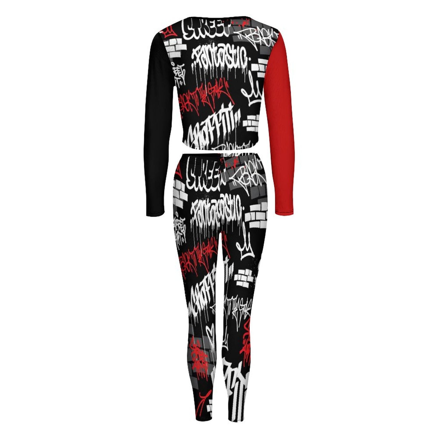 V neck Sweatshirt Set NZ153 (All-Over Printing)