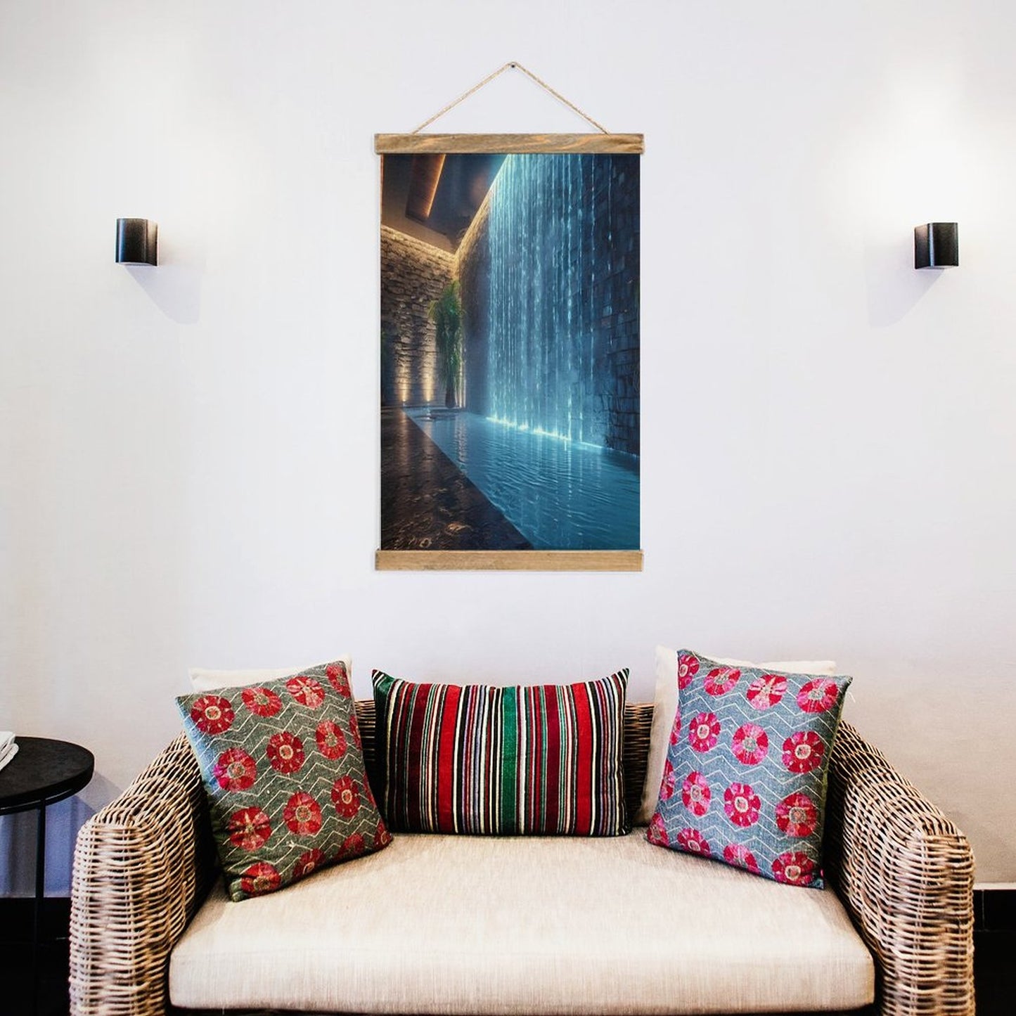 WALL WATERFALL Framed Canvas Painting Wall Decor