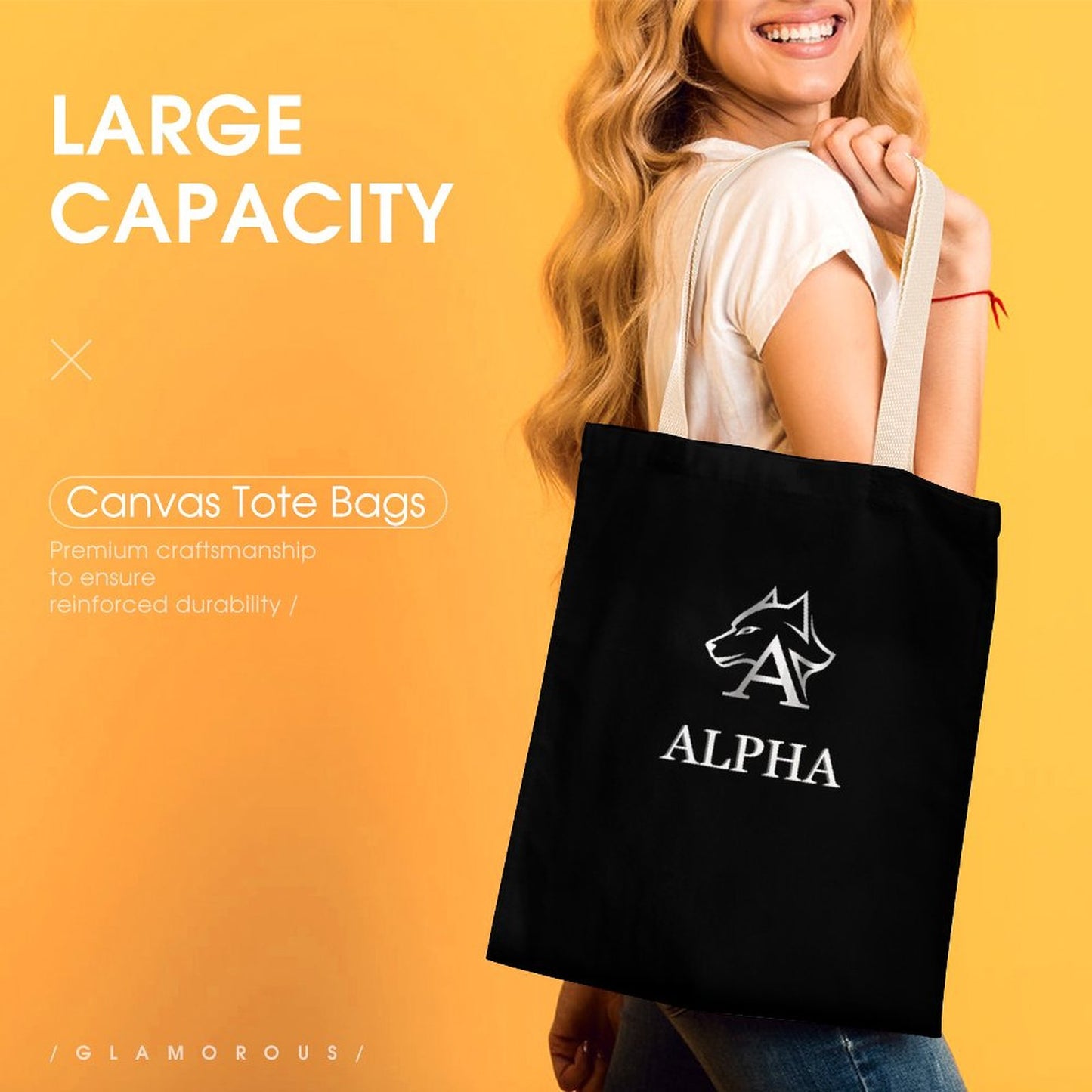 Tote Canvas Bag (Dual-sided Printing)