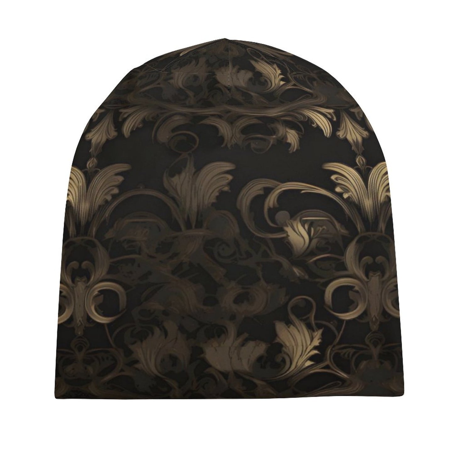 BLACK & GOLD ACCENT Pullover Cap