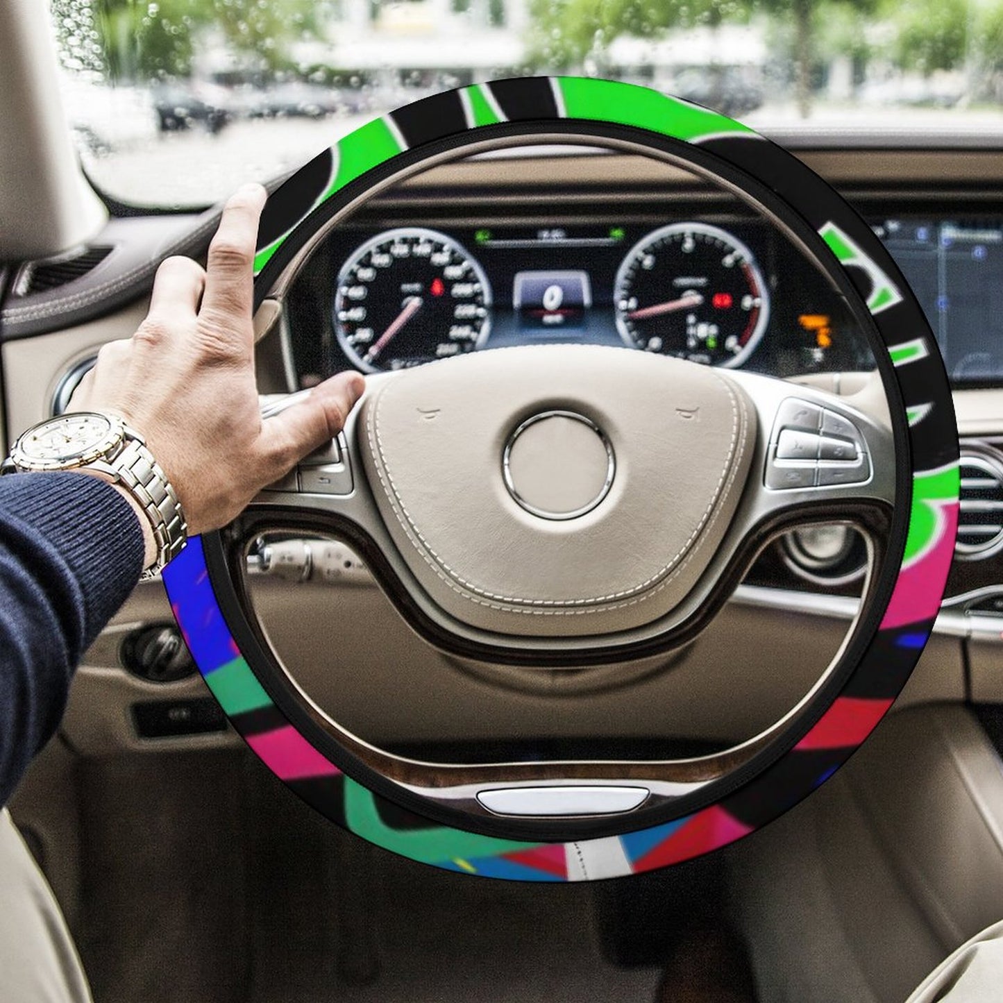 Car Steering Wheel Cover