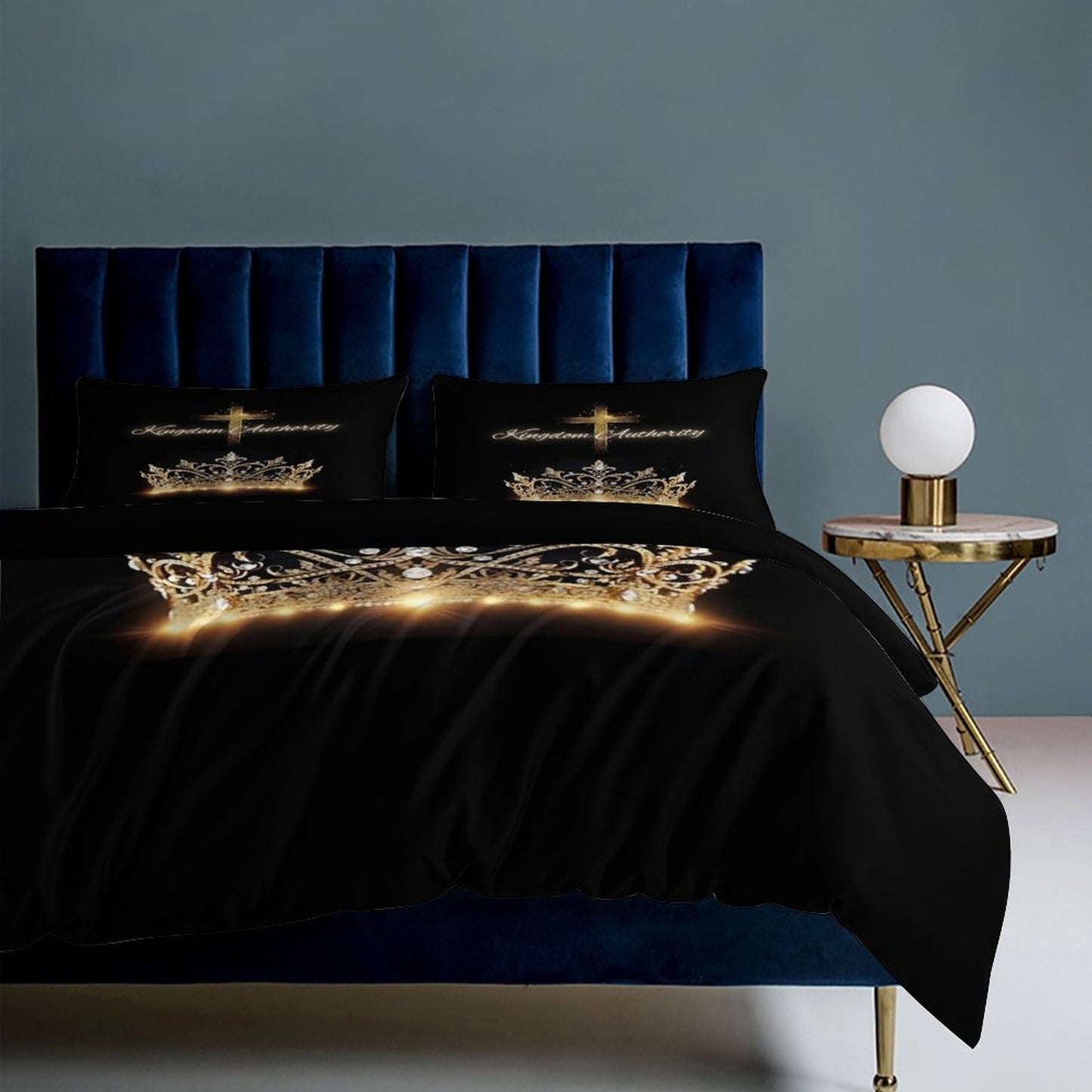3-Piece Bedding Set-102"x90"/ 259x229cm (Dual-sided Printing)