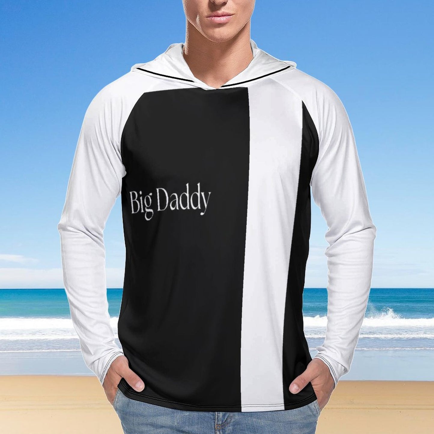Men's Long Sleeve Hoodie NZ145 (All-Over Printing)