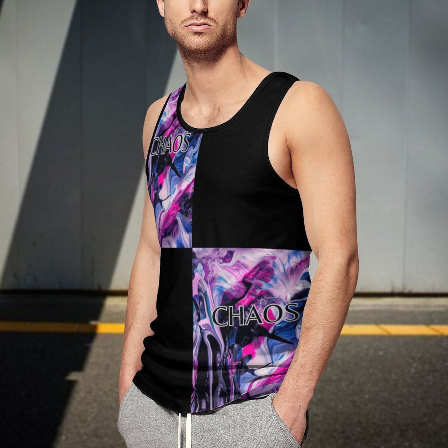 CHAOS Men's Tank Top-SMALL-5XL
