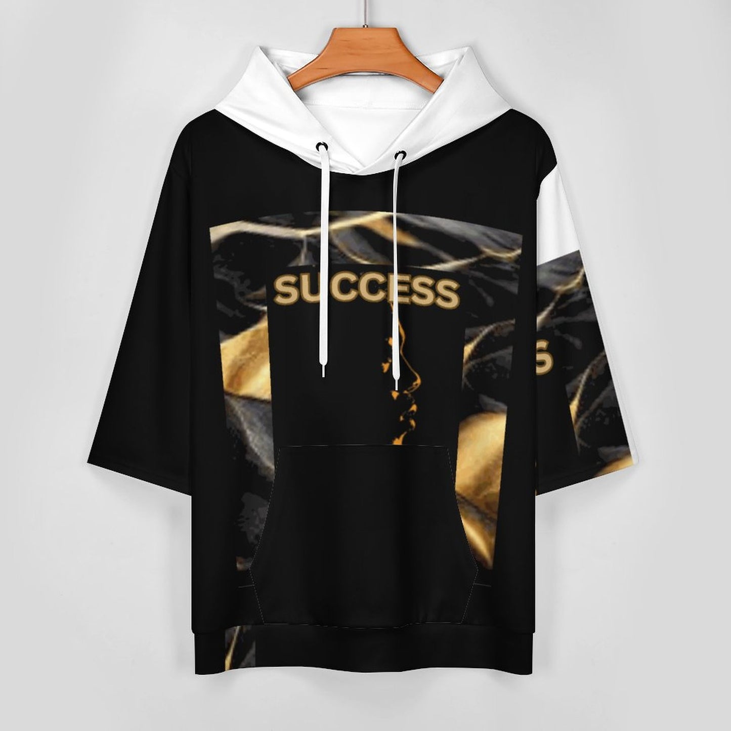 280gsm Half Sleeve Hoodie LM033 (All-Over Printing)