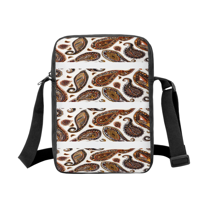 ORANGE PAISLEY Crossbody Bag