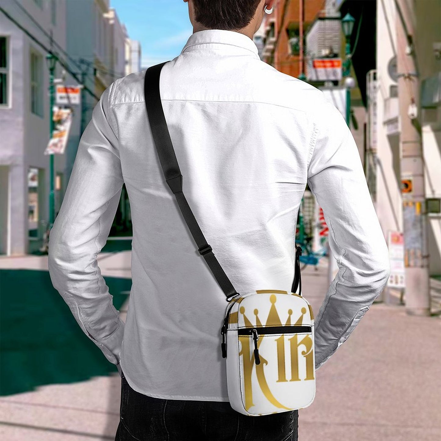 Small Messenger Bag Q026 (All-Over Printing)
