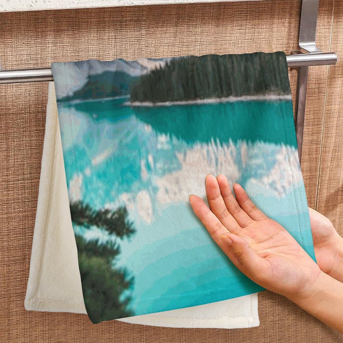 Coral Velvet Towel