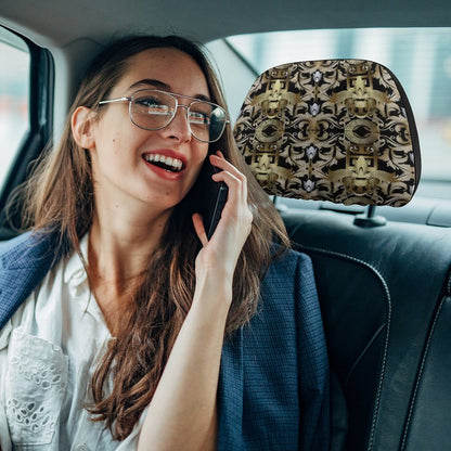 Custom Car Headrest Covers
