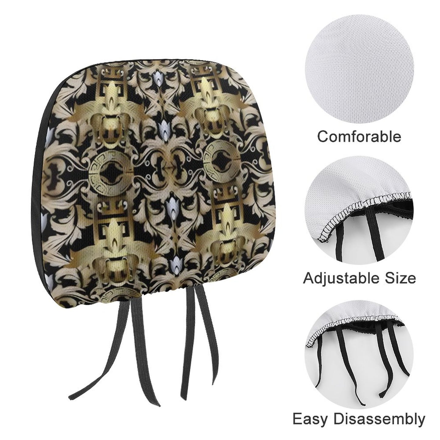 Custom Car Headrest Covers