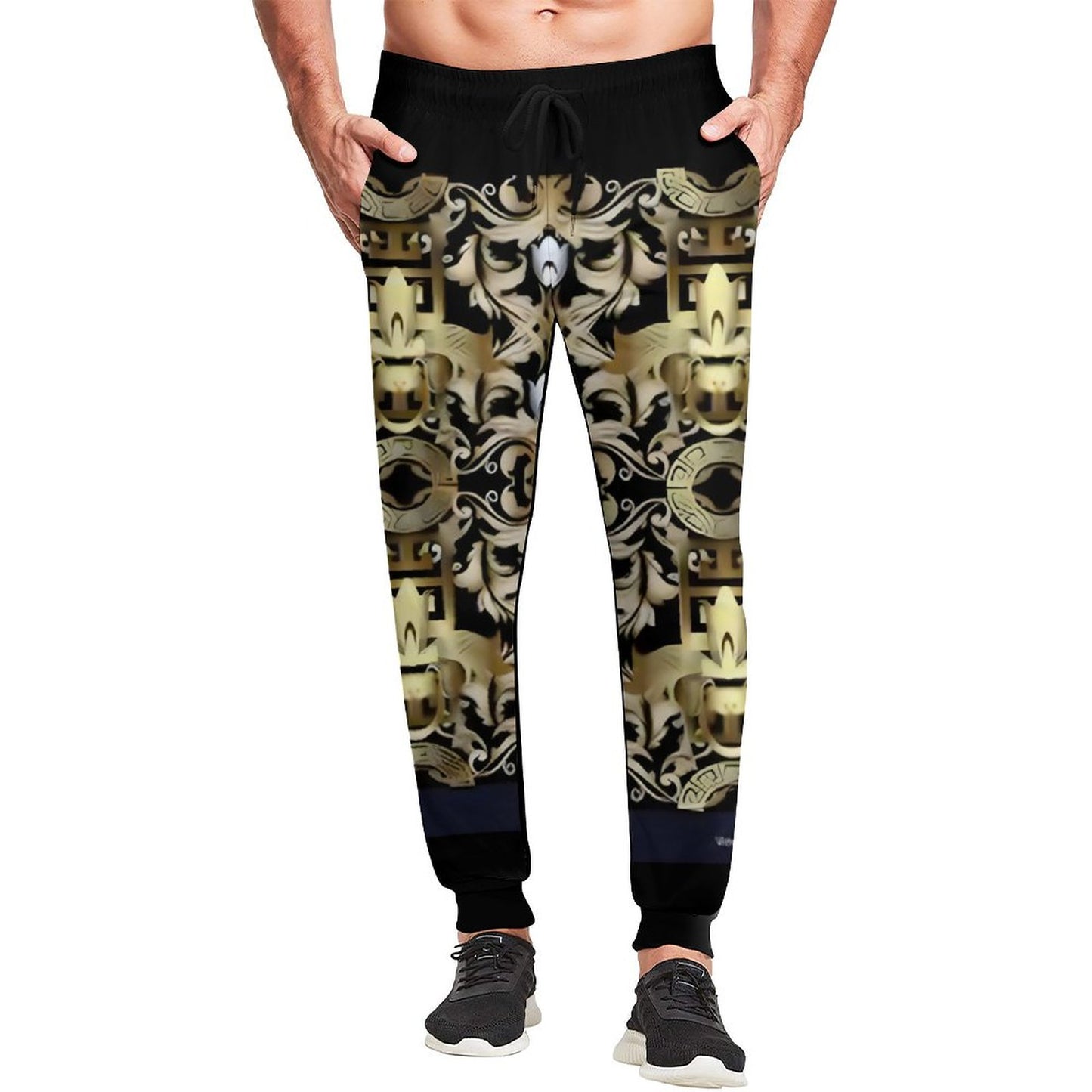Men's Printed Sweatpants (Front All-Over Printing)