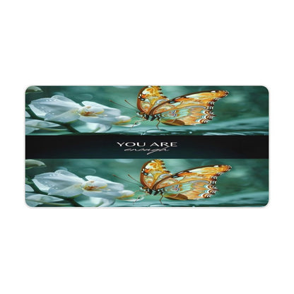Large Desk Pad Protector without Stitched Edges-12''×24''/ 30x60cm-YOU ARE ENOUGH