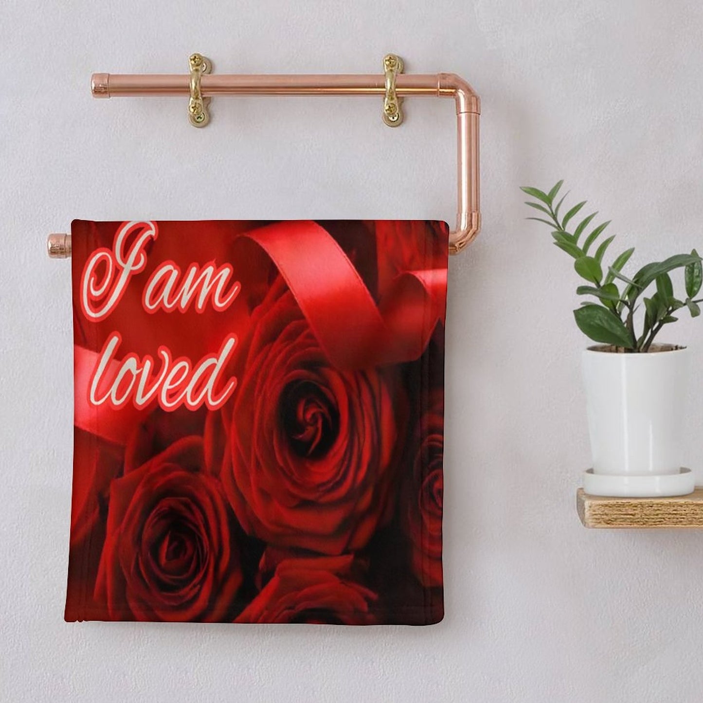 Coral Velvet Towel