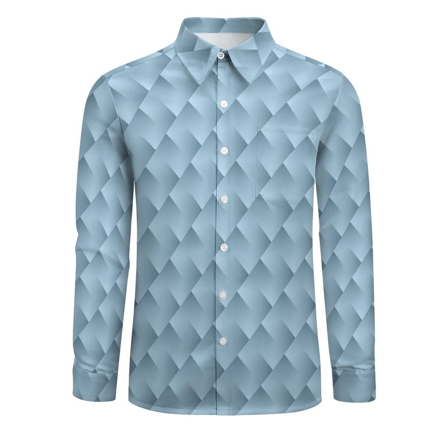 Men's Long Sleeve Shirt with Pocket LS (All-Over Printing)