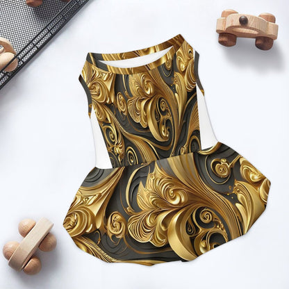 Plus Size Pet Ruffled Dress
