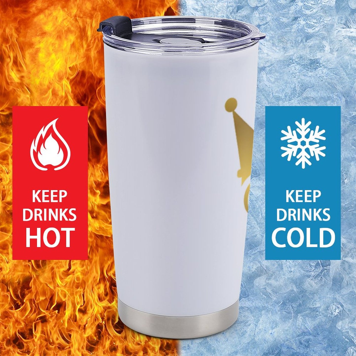 Car Travel Coffee Mug with Lid (All-Over Printing)