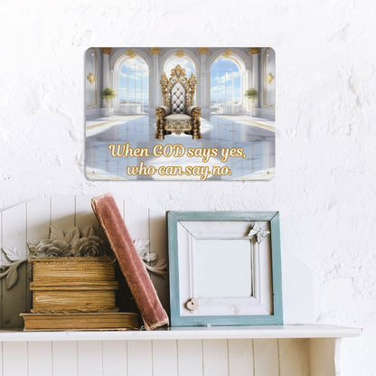 Horizontal Personalized Metal Wall Art Tin Sign-5.5"x7.9"/14x20cm