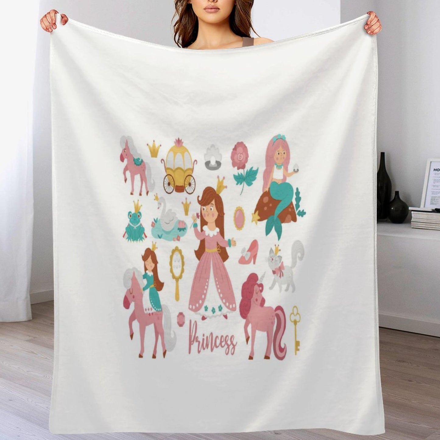 250gsm Flannel Throw Blanket-60"x80"