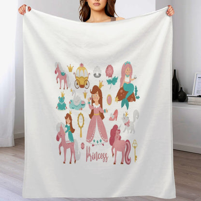 250gsm Flannel Throw Blanket-60"x80"