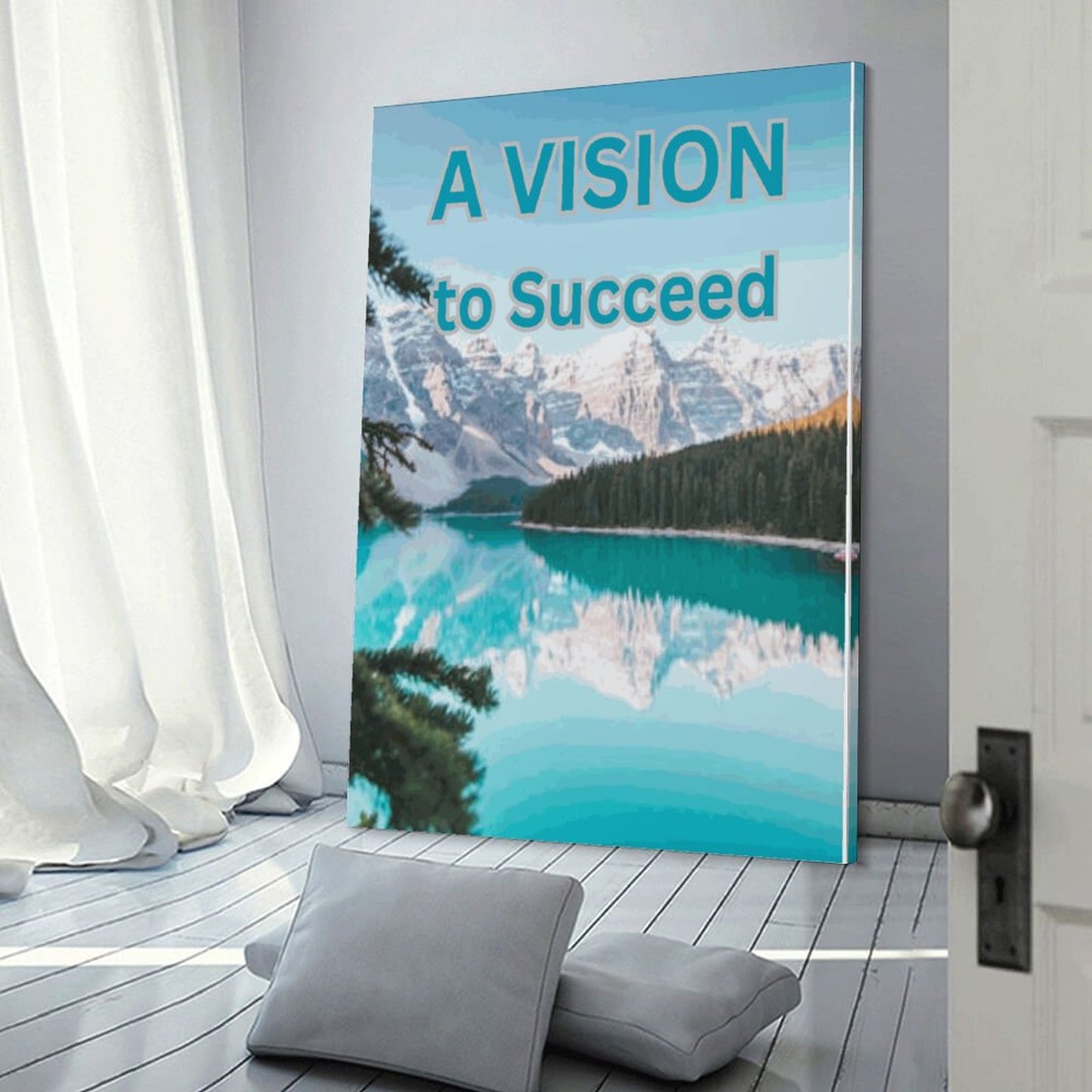 Framed Wooden Poster Hanging (Vertical 2:3)-8x12 inch