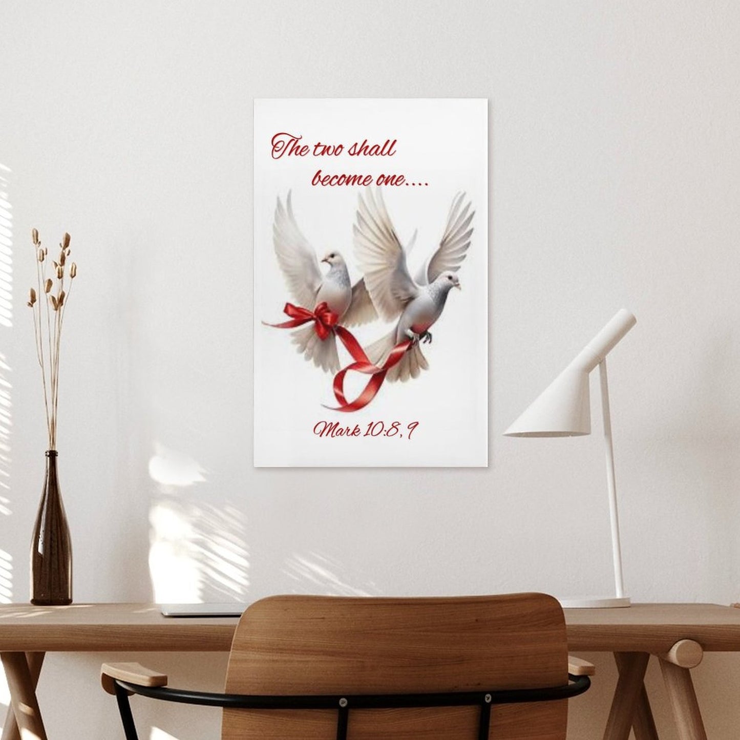 Framed Wooden Poster Hanging (Vertical 2:3)-8x12 inch