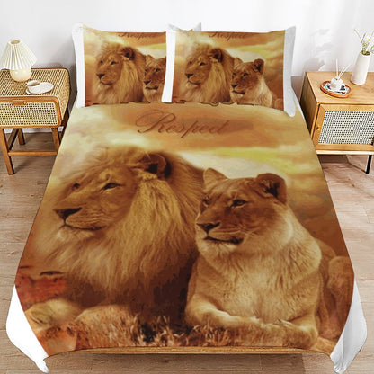 3-Piece Bedding Set-86"×70"/ 218×177cm (Dual-sidede Printing)