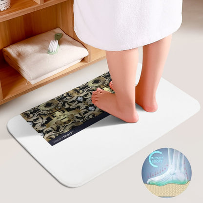 Coral Velvet Restroom Rug Set of 3-19.7"x31.5"/50x80cm