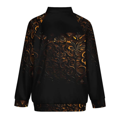 Raglan Zip-up Shirt WY10 (All-Over Printing)