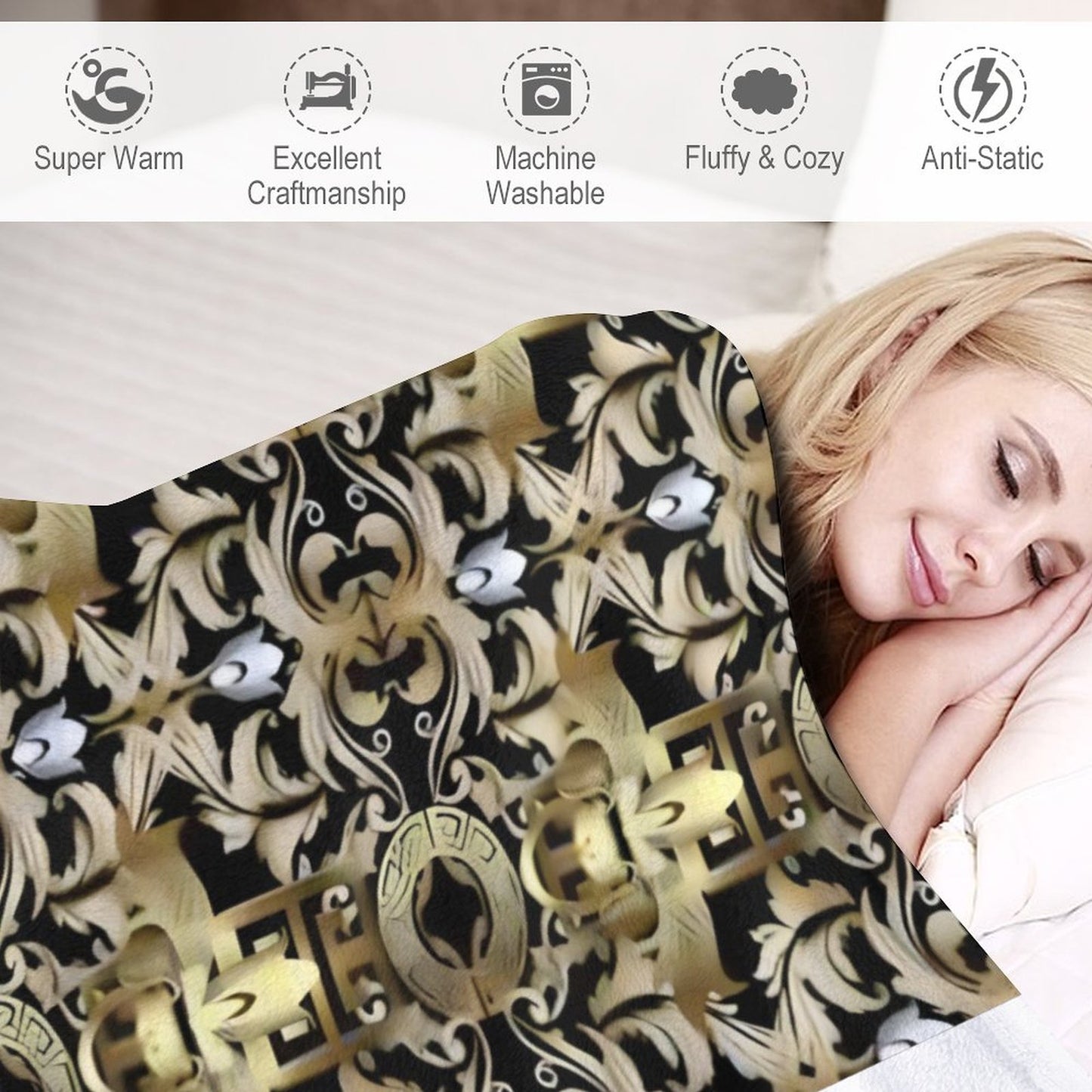 280gsm Flannel Blanket-70"x80" (Dual-sided Printing)