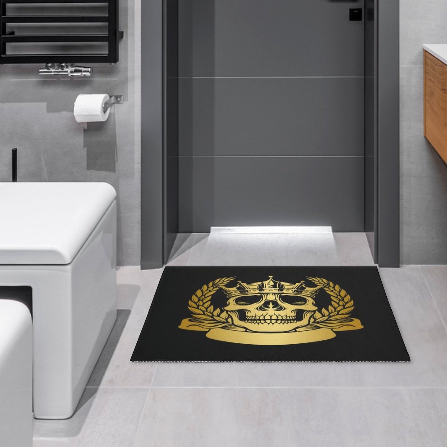 Crystal Velvet Bedroom Floor Mat