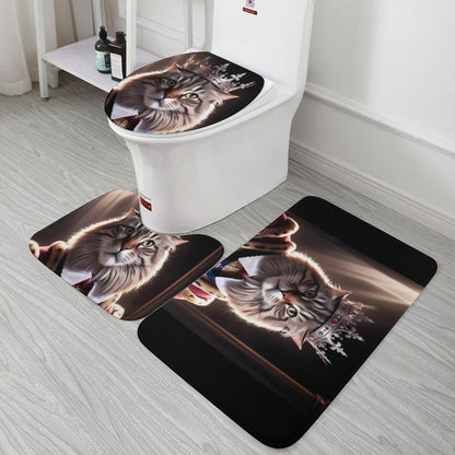 Coral Velvet Restroom Rug Set of 3-19.7"x31.5"/50x80cm