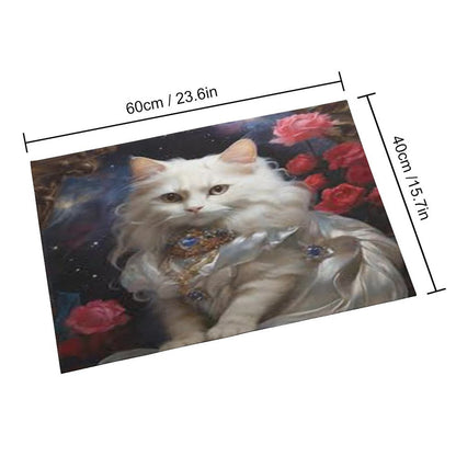 Crystal Velvet Bedroom Floor Mat