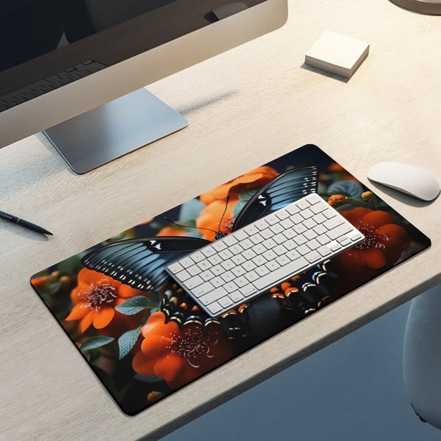 Large Desk Pad Protector with Stitched Edges-12x24 in/ 30x60cm