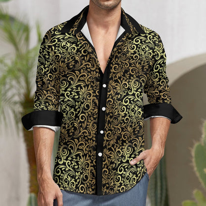 Men's Long Sleeve Shirt with Pocket LS (All-Over Printing)