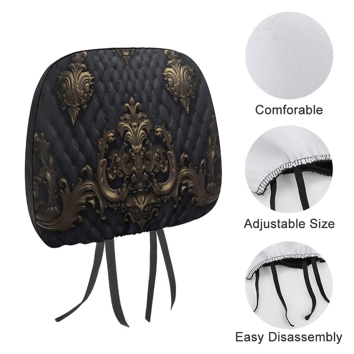 Custom Car Headrest Covers