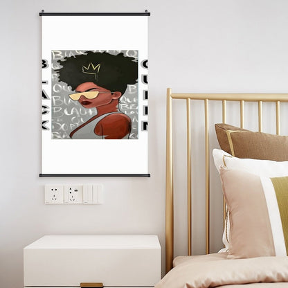 Canvas Hanging Poster with Scrolls-16"x24"/ 40x60cm